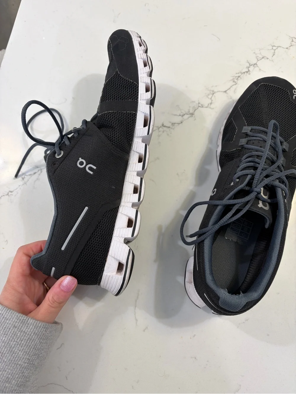 On Running Women’s Athletic Sneakers - Black, White